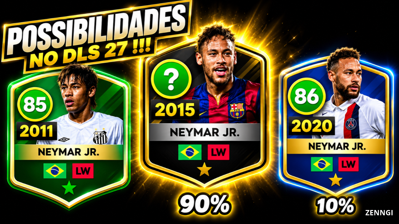 Neymar Prime pode chegar ao Dream League Soccer 27? Veja como seria essa realidade!